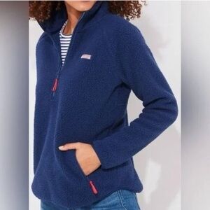Vineyard Vines Women's Blue Teddy Jacket